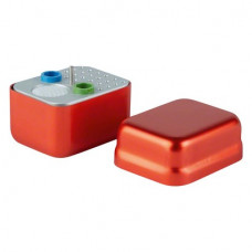 Endo Micro (Plus), (65 x 50 x 50 mm), (24x), Endo-tray, piros, Alumínium, 1 darab
