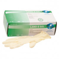 LANO-E GEL® - 100 darabos csomag, puderfrei, naturlatex, M - 1903