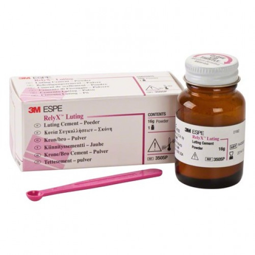 RelyX Luting, Rögzítőcement (Üvegionomer), Fiola, röntgenopák, fluoridtartalmú, Üvegionomer, 16 g, 1 darab