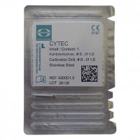 Cytec Kalibrierbohrer - 1 db, piros Ø1 mm - 4300D10 Cytec Kalibrierbohrer - 1 db, piros Ø1 mm - 4300D10