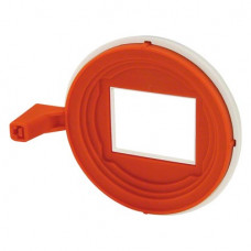 Speicherfolien/Filmhaltersystem, 1 darab, Visierrung mit Bleifenster, 2 x 3 cm, für Bissflügel, orange