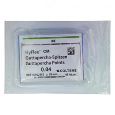 HyFlex™ CM Guttapercha-Spitzen - Packung 60 Stück, SB 0.04, ISO 035