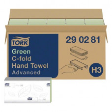 TORK® kéztörlő (C-hajtás) H3 System - 20 x 128 db zöld