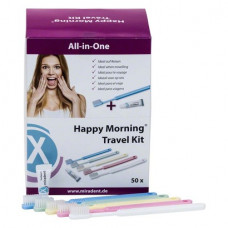 Happy Morning (Travel Kit), Egyszerhasználatos fogkefe, Egyszerhasználatos termék, 1 Csomag