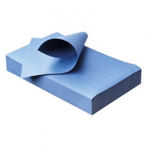 Dental Tray-Einlagen - ​​tálca szúrőpapír, 10 x 250 db, 18 x 28 cm, med kék