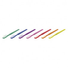 UNIBRUSH egyszeri fogkefék - Box rendezve 100 db színes