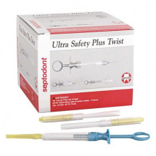Ultra Safety Plus Twist - Packung 100 Injektionssysteme, 1 Mehrweghandstück, Gr. G30 extrakurz 0,3 mm x 10 mm