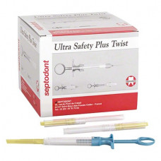 Ultra Safety Plus Twist - Packung 100 Injektionssysteme, 1 Mehrweghandstück, Gr. G30 kurz 0,3 mm x 25 mm