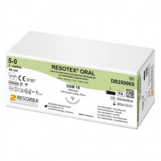 Resotex® Oral - Packung 12 Stück, schwarz, 45 cm, DSM 18 silber, USP 5/0