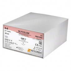 Glycolon® - Packung 24 Stück ungefärbt, 45 cm, DSM 11, USP 6/0