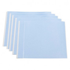 Schutzfolie selbstklebend - Packung 50 Stück hellblau-transparent, 20 x 20 cm