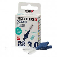 FLEXI® Interdentalbürsten PHD - Packung 6 Stück ocean, PHD 3.0 (Ø 1,2 mm), ISO 8