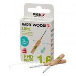 WOODI® Interdentalbürsten PHD - Packung 6 Stück lime, PHD 1.6, ISO 5