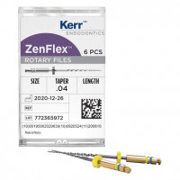 ZenFlex™ - Packung 6 Stück 25 mm, Taper.04 ISO 020