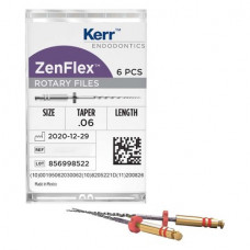ZenFlex™ - Packung 6 Stück 25 mm, Taper.06 ISO 020