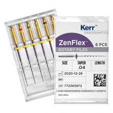 ZenFlex™ - Sortiment 6 Stück 21 mm, Taper.04 (ISO 020-045)