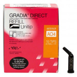 Gradia Direct (A4) (Opaque) (Inside), Tömőanyag (Kompozit), Kapszulák, fluoridtartalmú, röntgenopák, Mikrohybrid-kompozit, 240 mg, 10 darab