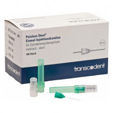 Injekciós-tu (G30 ¦ 0,30 x 21 mm), sterilen csomagolva, Egyszerhasználatos termék, G30 = 0,3 mm, 100 darab