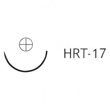 Terylene ¦¦ ( H RT ), (17 mm) (USP 4-0) (50 cm), Tu-fonalkombináció (nem felszívódó), 1/2 Kör (180°), Körkeresztmetszetu, Poliészter, 17 mm, 24 darab