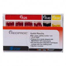 Reciproc (28 mm) (ISO 25-40), Guttapercha-csúcs, ISO 25-40 rózsaszín, Guttapercha, 28 mm, 60 darab