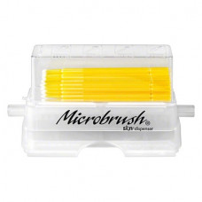 Microbrush (Plus) Fine, Applikátor, sárga, finom, 1 Csomag