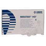 Miratray 140 (S), Lenyomatkanál - Fogas alsó állkapocs, autoklávozható, átlátszó, Műanyag, S (kicsi), 6 darab