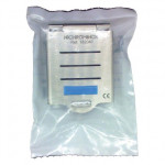 Micro Cassette, (40 x 55 x 20 mm) (#3), Sterilizációs box, perforált, üres, Nemesacél - Szilikon, 1 darab