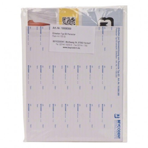 Panoclar® Typ 83, 100-as csomag, Etiketten 60 x 19 mm