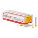 Septoject (XL) (G27 ¦ 0,40 x 42 mm), Injekciós-tu, Egyszerhasználatos termék, szürke, G27 = 0,4 mm, 100 darab