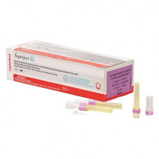 Septoject (XL) (G30 ¦ 0,30 x 10 mm), Injekciós-tu, Egyszerhasználatos termék, piros, G30 = 0,3 mm, 100 darab