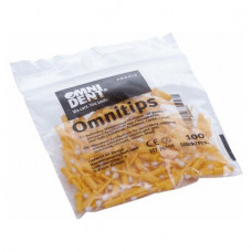 Omni (Omnitips), Miniatur-applikátor, sárga, 100 darab