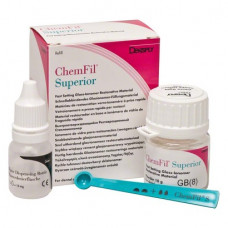 ChemFil (Superior) (GB) (8), Tömőanyag (Üvegionomere), Fiola, barna, gyorsan kötő, Üvegionomer, 10 g, 1 darab