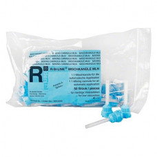 R-SI-LINE® MISCHKANÜLE MLN Beutel 50 darab, blau/fehér