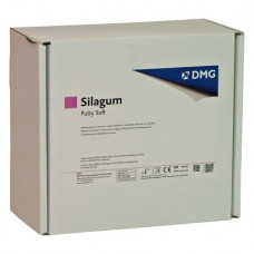 Silagum (Putty Soft), Lenyomatanyag (A-Szilikon), ISO Típus 0, nagyon magas konzisztencia, A-szilikon (VPS), 1:1, 4x2 darab
