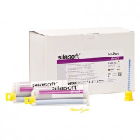 silasoft (direct), Lenyomatanyag (C-Szilikon), kartus, alacsony viszkozitású, hígan folyó, Bázis anyag + Katalizátor, 50 ml, 8x1 darab