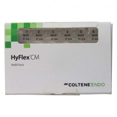 HyFlex® CM, NiTi, reszelő utántöltések, 21 mm, Taper.04 ISO 025, 6 darab
