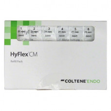 HyFlex® CM, NiTi, reszelő utántöltések, 21 mm, Taper.04 ISO 045, 6 darab