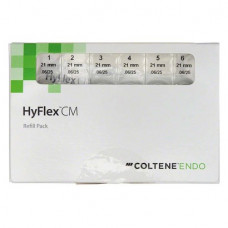 HyFlex® CM, NiTi, reszelő utántöltések, 21 mm, Taper.06 ISO 025, 6 darab
