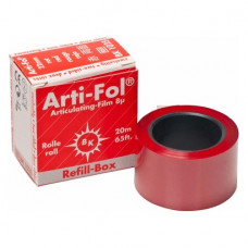 Arti-Fol® 8 µ Nachfüll-Box 20 m Rolle zweiseitig, 22 mm breit, piros