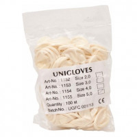 Latex Fingerlinge - zacskó 100 db puderfrei, naturlatex, XL - 1155