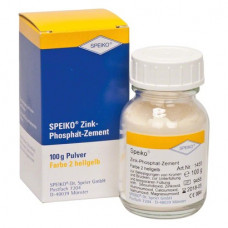 Speiko Zinc Phosphate, Rögzítőcement (Cinkfoszfát), Fiola, világossárga, Cinkfoszfát, 100 g, 1 darab
