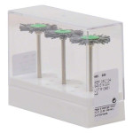 Polírozókorongok (402) (Polifix), Kézidarab (HP, Ø 2,35 mm, ISO 104, 44,5 mm) ISO 220 Korong, finom, Poliamid, 2,3 mm, 3 darab