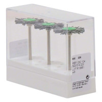 Polírozókorongok (402) (Polifix), Kézidarab (HP, Ø 2,35 mm, ISO 104, 44,5 mm) ISO 220 Korong, finom, Poliamid, 2,3 mm, 3 darab