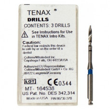 Tenax (15), Fúró, forgó, kék, 1,5 mm, 3 darab