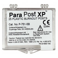 ParaPost (XP Lab) (5), Kiégo csap, piros, Műanyag, 1,25 mm, 25 darab