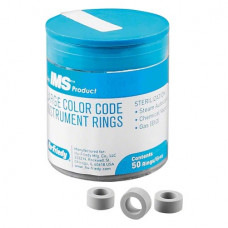 IMS Farbkodierungsringe maxi Packung IMS-1281L 100 Kodierungsringe, grau