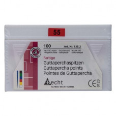 Guttaperchaspitzen farbig, 10 darab, ISO 055