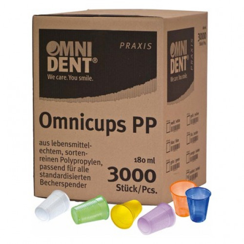 Omni (Omnicups), Öblítopohár, Polipropilén, 180 ml, 3000 darab