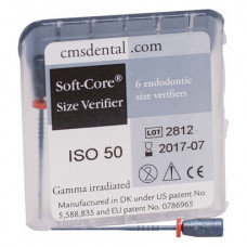 Soft Core Prüfstifte, ISO 050, 6 darab