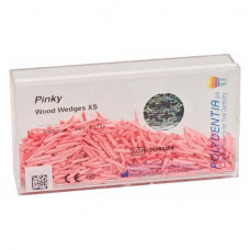 Interdentális ékek (P), Egyszerhasználatos termék, rózsaszín, Fa, 11 mm, 1000 darab